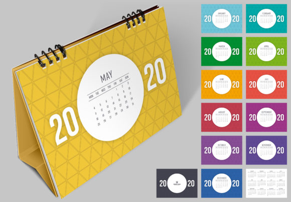 Download Desk Calendar Colorful - Premium Resources