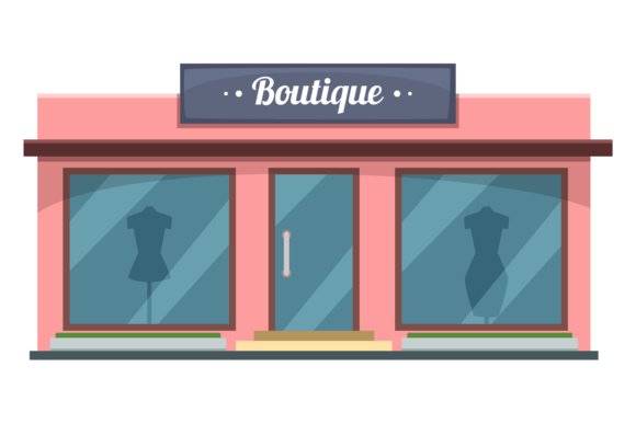 Download Boutique Building. Fashion Store Facade. - Store Collection