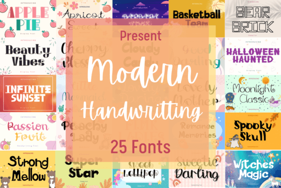Download Modern Handwriting Bundle - Modern handwriting Collection