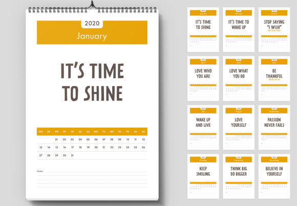 Download Wall Calendar Quotes - Premium Resources